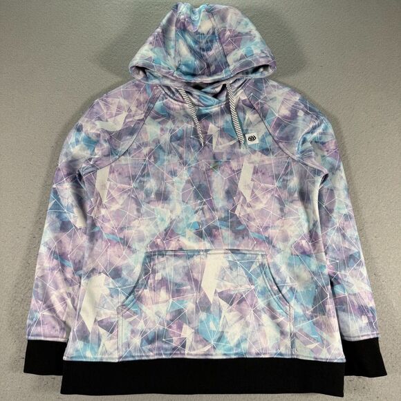 686 Cora Bonded Hoodie Sweatshirt Womens‎ Small Purple Outdoor Snowboard Comfort - Picture 1 of 12